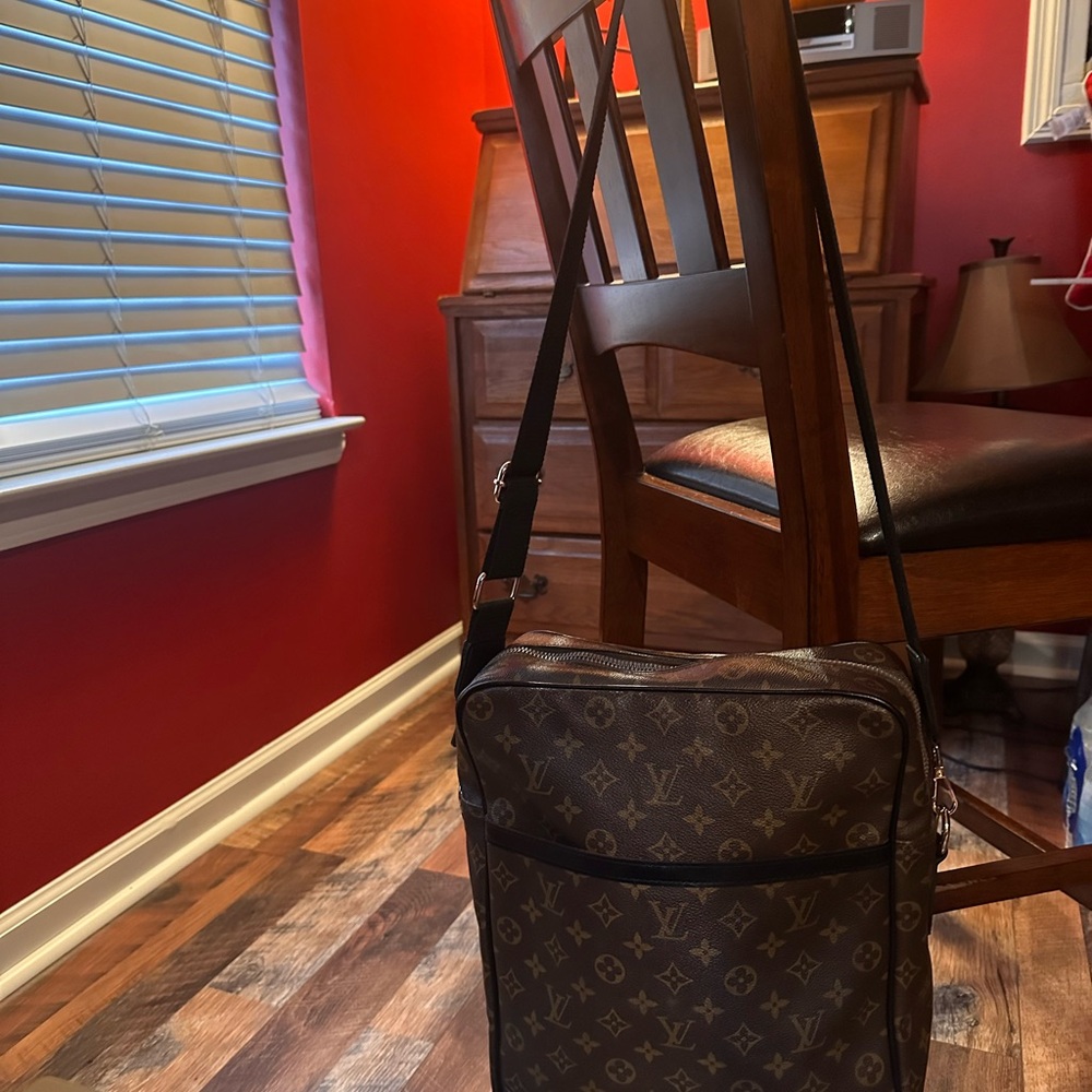 Louis Vuitton Dark Brown Monogram Messenger Bag